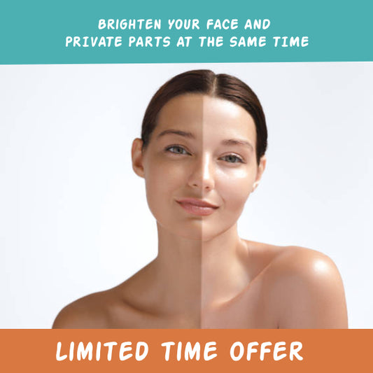 Pack Of 02 | The Health Healer Night Cream 50 ml And Whitening Cream 30ml for Private Areas & Private Part – Effective Brightening for Underarms and Sensitive Area for Men and Women | 7 Days Results